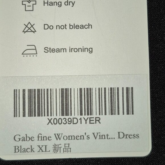 NWT Gagefin Black Sleeveless Crossover Dress (XL) - Picture 7 of 10
